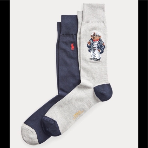 Polo Ralph Lauren Other - NWT Ralph Lauren Sea Captain Bear Sock 2-Pack